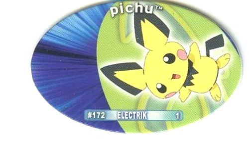 Pogs pokemon yaps francais - pokemon, 172