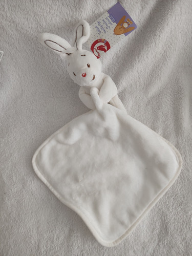 Doudou peluche mouchoir lapin - doudou,