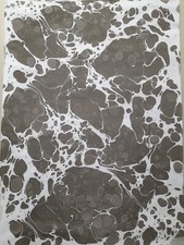 Papier marbré à la cuve de