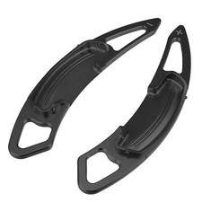 1 Paire Volant Palettes Manette Extension Aluminium Alliage Noir