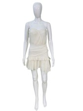 Robe Mini Courte À Col