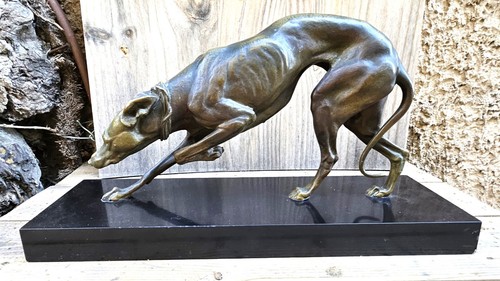 Scupture artdeco levrier - scupture,