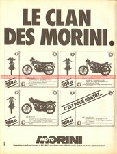 Publicité MOTO MORINI 250 350