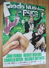 BAREFOOT IN THE PARK Jane Fonda original HUGE 4 PANEL french movie poster '67