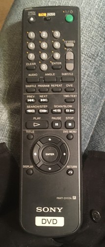 Sony rmt d117a dvd - rmt-d117a, remote
