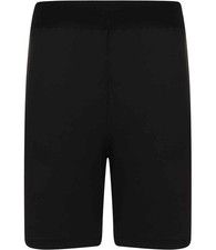 Filles Short Cyclisme - Noir Uni Extensible pour École, Danse, Gymnastique, Pe