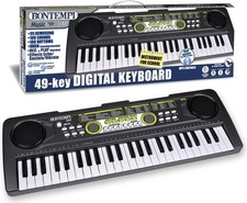 Gadget - Bontempi 15 4970: Tastiera 49 Tasti  Lite - Passo 1,5 Cm Con Presa Cuff