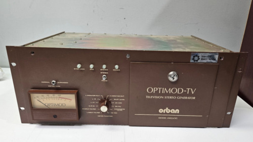 Orban optimod 8182a sg - optimod-tv, 8182a/sg