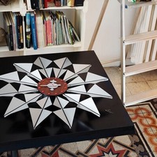 Horloge murale moderne George Nelson Vitra Flock of Butterflies en aluminium ...