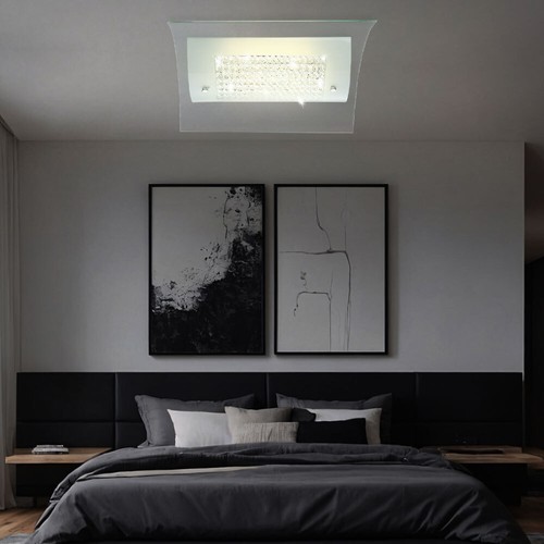 Plafonnier lustre cristal - en,