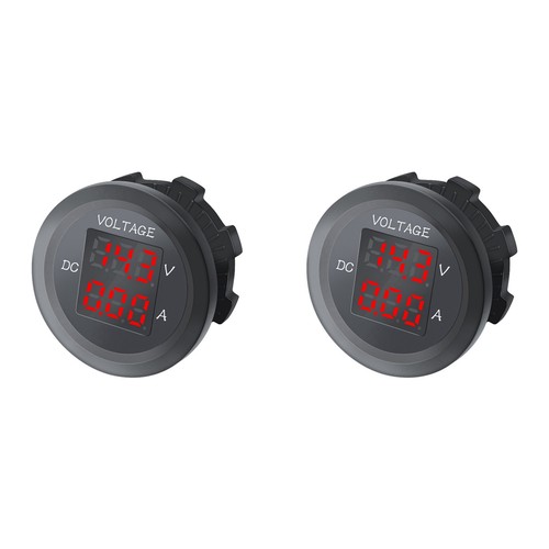 Voiture led voltmètre - 2x,