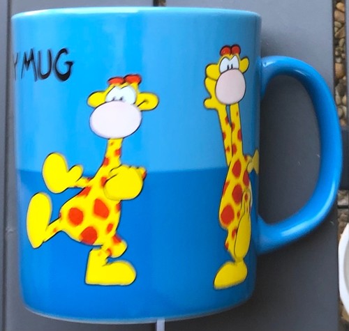 Tasse girafe mug - girafe, paperchip