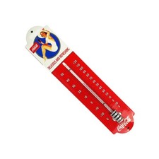 Thermomètre émaillé bombé
