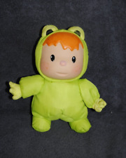 ?Doudou Cotoons Smoby 2002 Wabap Vert Grenouille Toile Parachute 20 Cm TTBE
