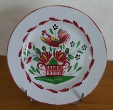 assiette ancienne / coq
