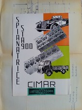 Brochure Originale 1967 De La Spianatrice Testate Cylindres Auto Autocars Cimar