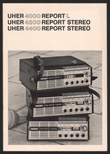 UHER 4000 L, 4200,4400, brochure promotionnelle, français