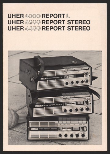 Uher 4000 4200 4400 - uher, l,
