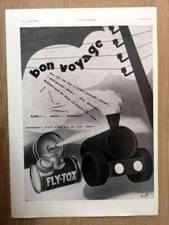 Publicité de 1931 - FLYTOX insecticide dessin EREL + Ciné KODAK enfants - 1924