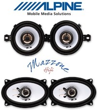 ALPINE Front/Rear Haut-Parleurs Voiture Kit Complet Pour VW Golf/Polo