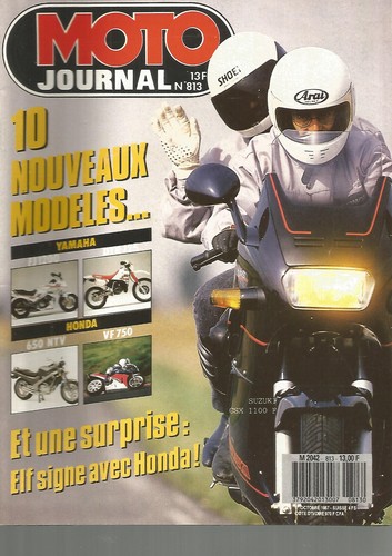 Moto journal 813 yam - journal, n°813