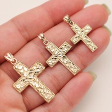 Pendentif Croix En Or Massif