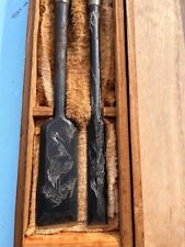 Ensemble de ciseaux longs à bois outil de menuiserie vintage NOMI fabriqué pa...