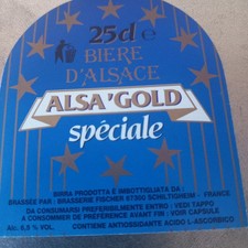Étiquette biere d'alsace