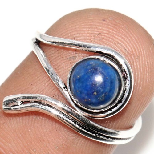 Bague lapis lazuli naturel - lapis,