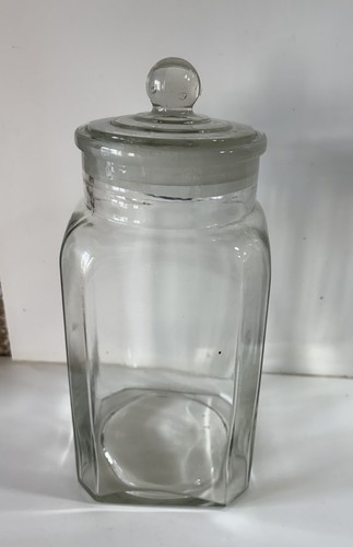 Ancien bocal pot - en, verre