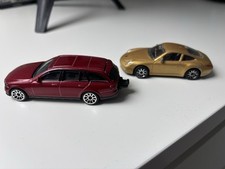 Lot voitures miniatures Majorette Mercedes Benz E et Poche 911 en BE