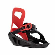 K2 Mini Turbo Enfants Fixation de Snowboard Freestyle Noir Rouge