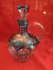 Carafe Liqueur Cristal Couleur Bleu Saint-Louis