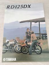 Brochure Prospectus Yamaha RD 125 DX ( 1976 ) de Belgique 