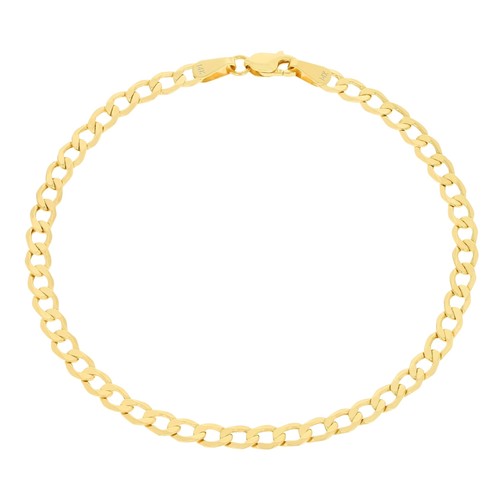 14k jaune 5mm cubain - jaune, lien