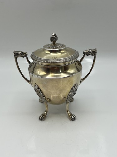Beau sucrier vermeil - en,