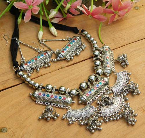 Collier tribal afghan kuchi - collier,
