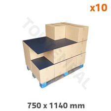 Plaque plastique fine en PP alvéolaire de 2mm 1140x750mm (Colis de 10) (par 10)