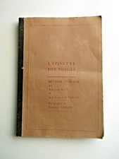 L'Epinette des Vosges Méthode Complète Jean L Baly Jean.François Dutertre 1982