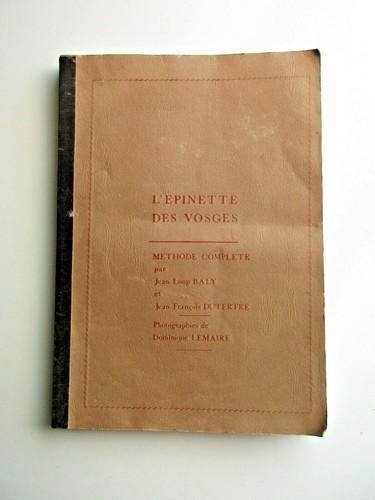 Epinette des vosges méthode - des,