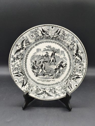 Assiette parlante napoléon - assiette,