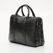Maison Heritage Sac Porte Documents En Cuir Noir Neuf Magnifique !!!