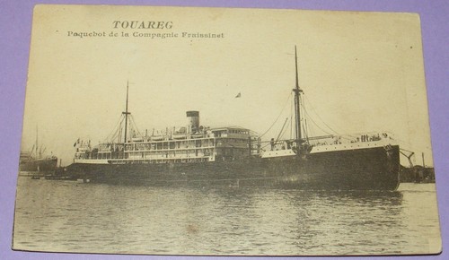 Cpa paquebot touareg de - paquebot, la