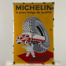 Plaque émaillée Michelin -