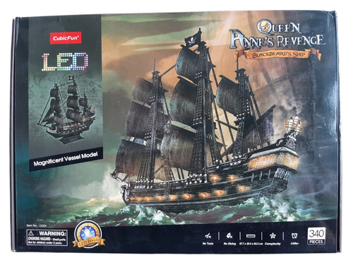 Puzzle queen anne revenge - 3d,