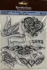 clear stamps tampon transparent thème Amour
