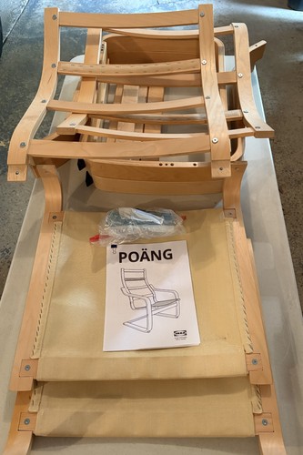 Used ikea poang chair - ikea,