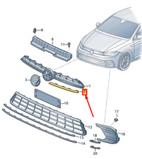 VW POLO AW MK6 Calandre
