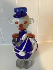 personnage en Murano gendarme je pense très colore très lourd. Des années 70