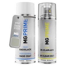 Peinture Voiture kit bombe aérosol 2C pour Dacia 01025 Gris Perle Metallic